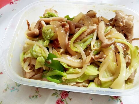 冷めてもおいしい！お弁当や作りおきに♪肉野菜炒め